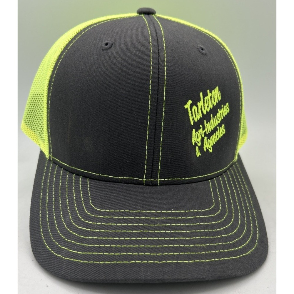 Tarleton Agri-Industries & Agencies Richardson 112 Mesh Hat Cap Gray-Neon Green